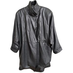 Vera Pelle Black Leather Jacket